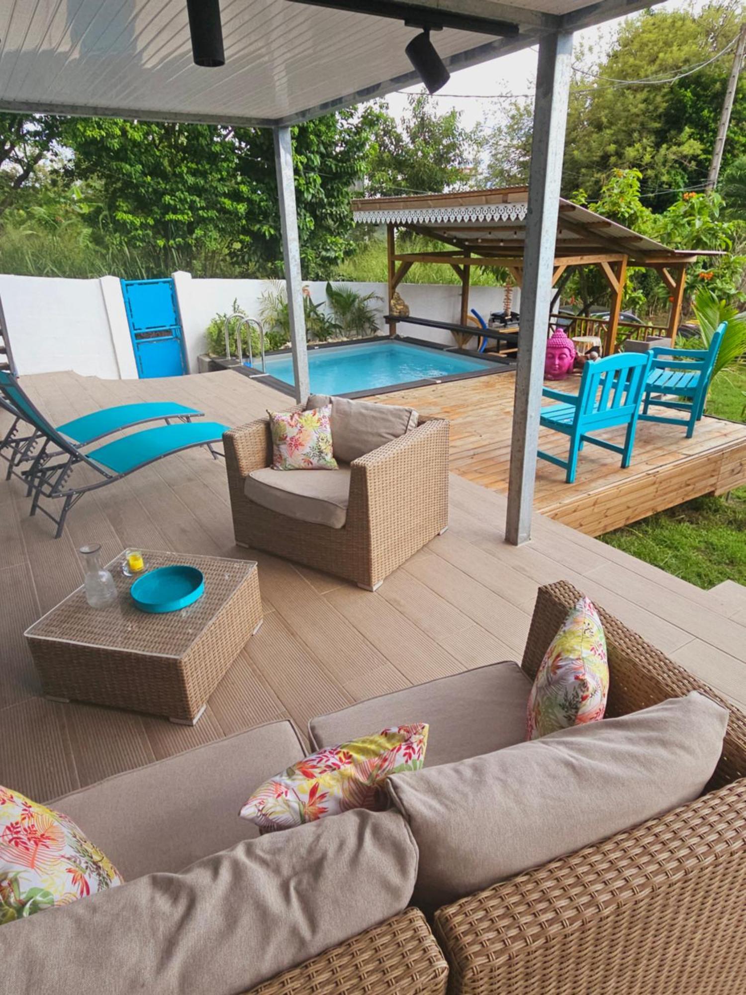 Ti Oasis Colibri, 1 Chambre, Piscine, A 150M De La Plage Sainte-Luce Exteriör bild